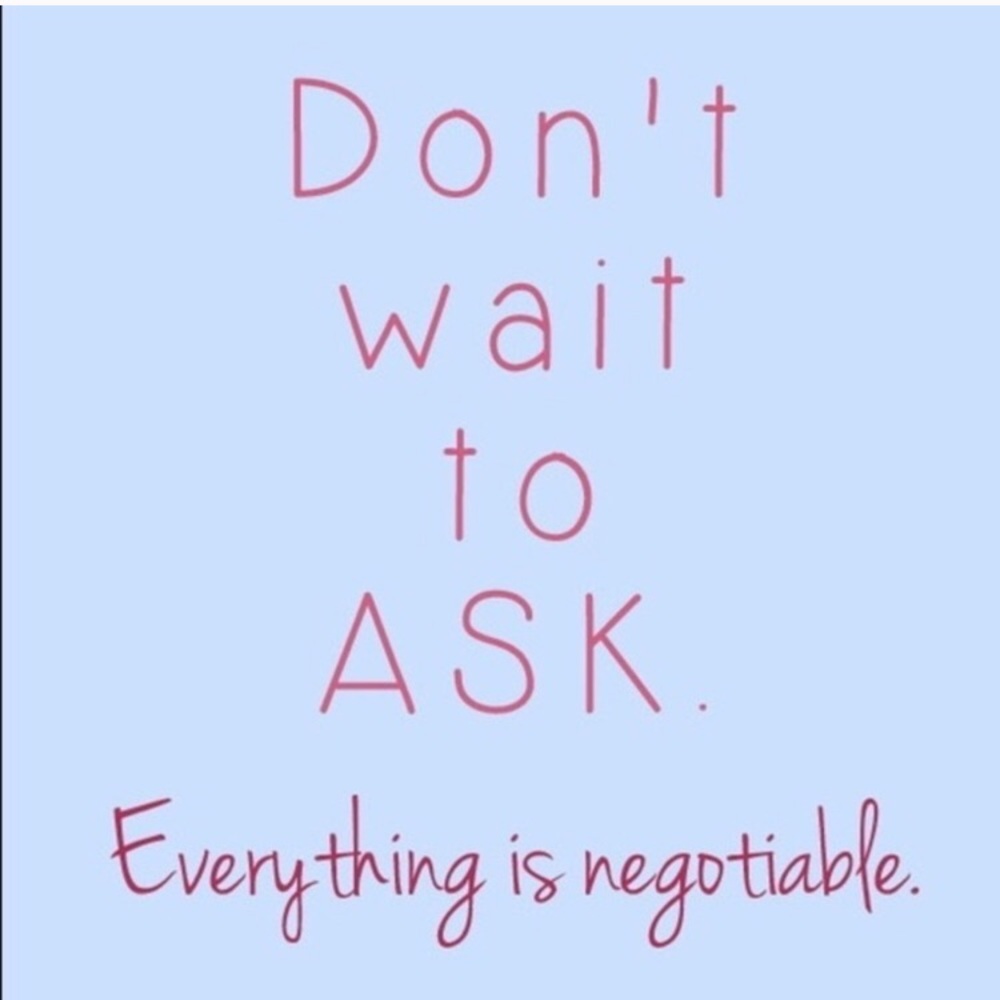 Every price is negotiable!!